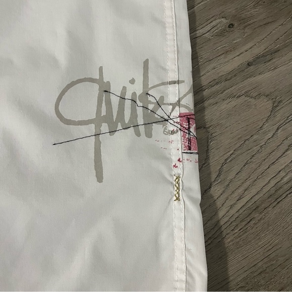 White Casual Button Down Shirt with Short Sleeves - Picture 2 of 8